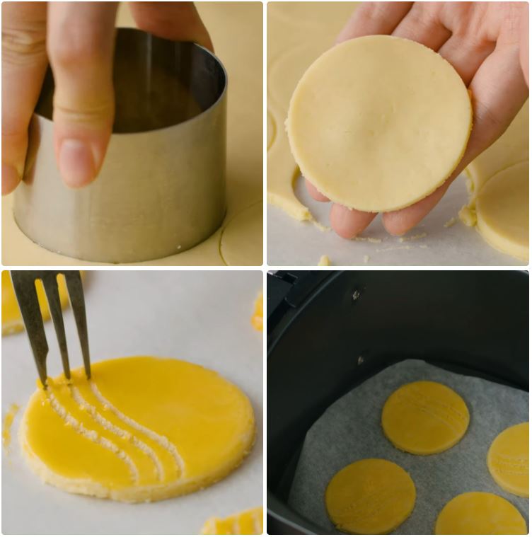 cách làm bánh quy bằng nồi chiên không dầu 6