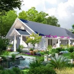 thiết kế nhà vườn đẹp 4