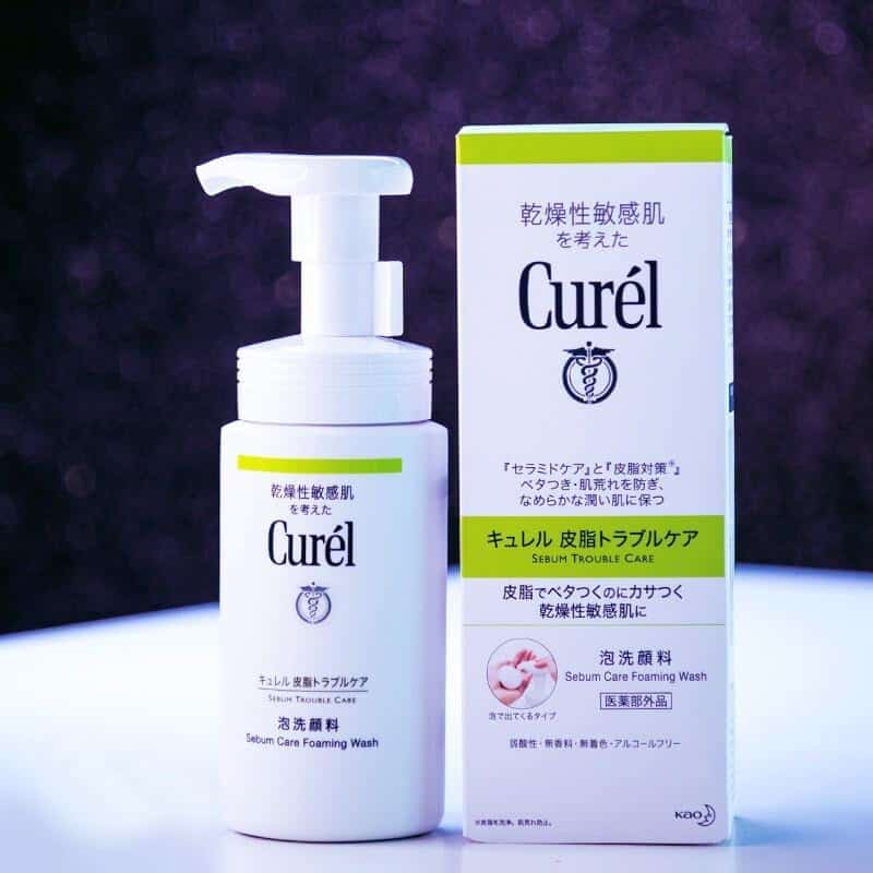 Curel Sebum Trouble Care Sebum Care Foaming Wash là lựa chọn tuyệt vời dành cho da nhạy cảm, da dầu và da hỗn hợp